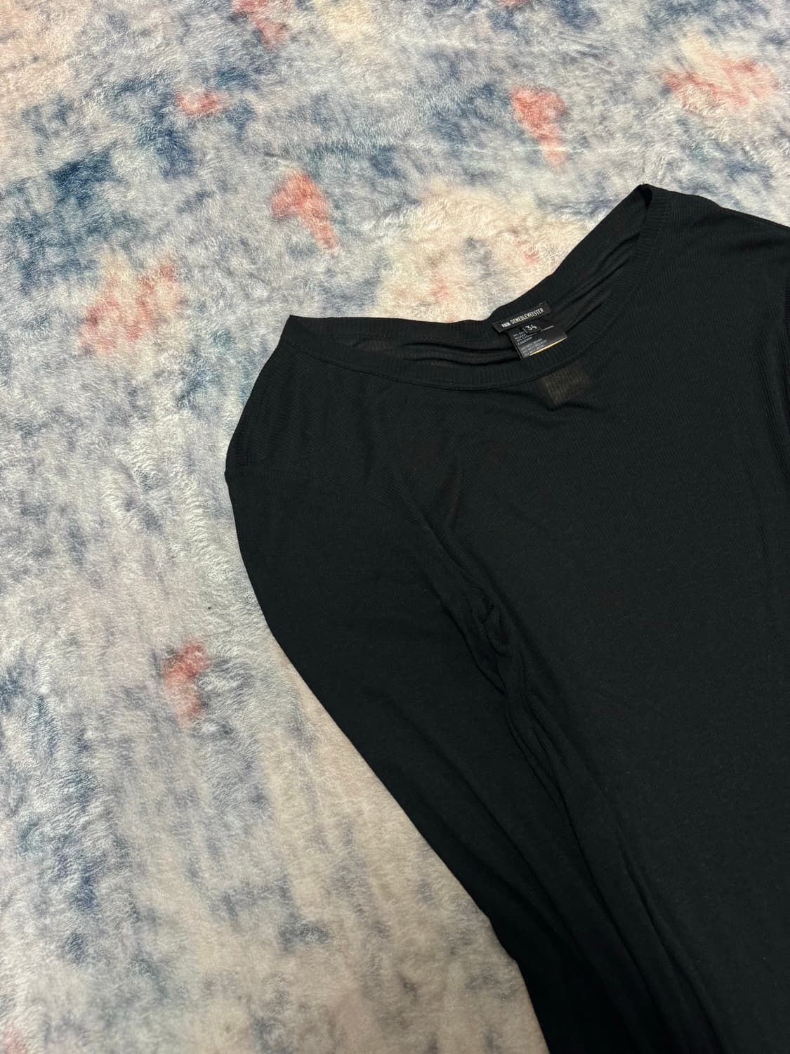 Ann demeulemeester rayon ribbed cut sew 상품이미지3