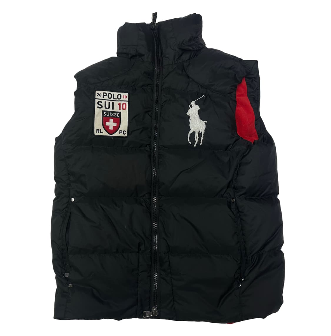 폴로 랄프로렌 빅포니 스위스 블랙패딩조끼베스트 S 상품이미지1