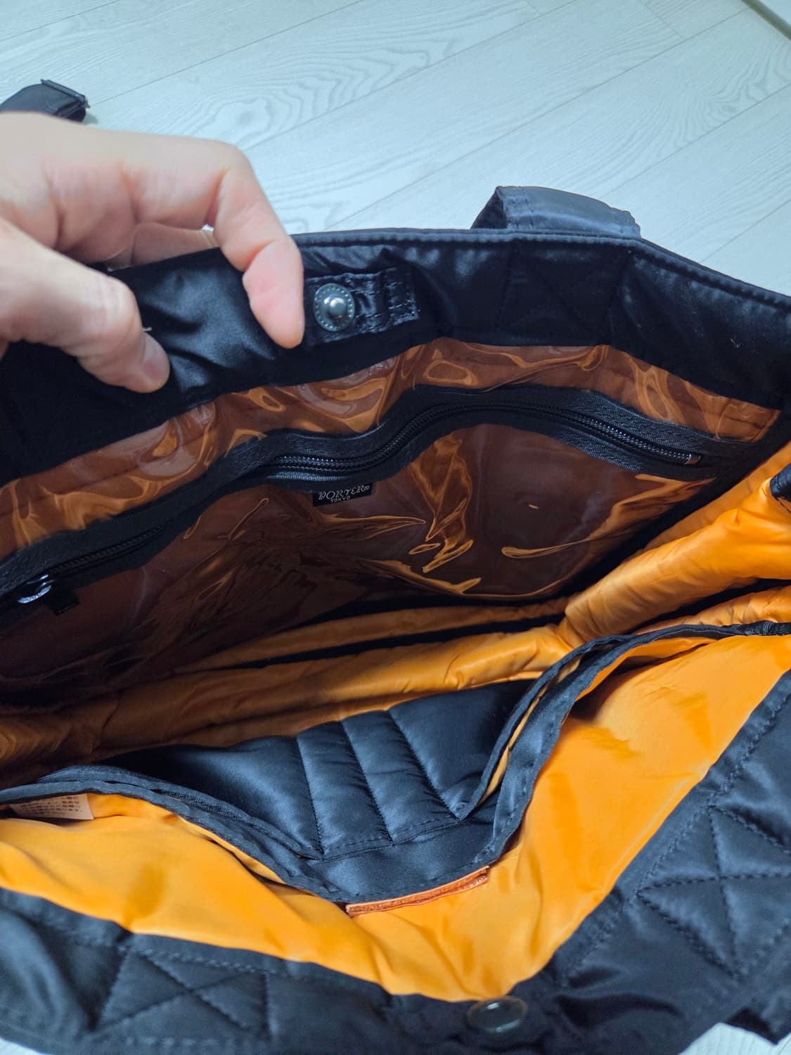 포터탱커 투웨이 토트백 블랙 상품이미지4