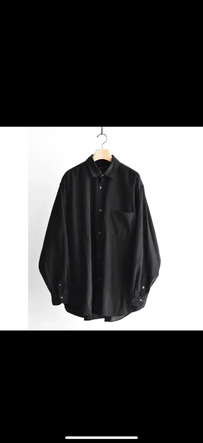 [1]25aw 코모리 코듀로이 셔츠 상품이미지1