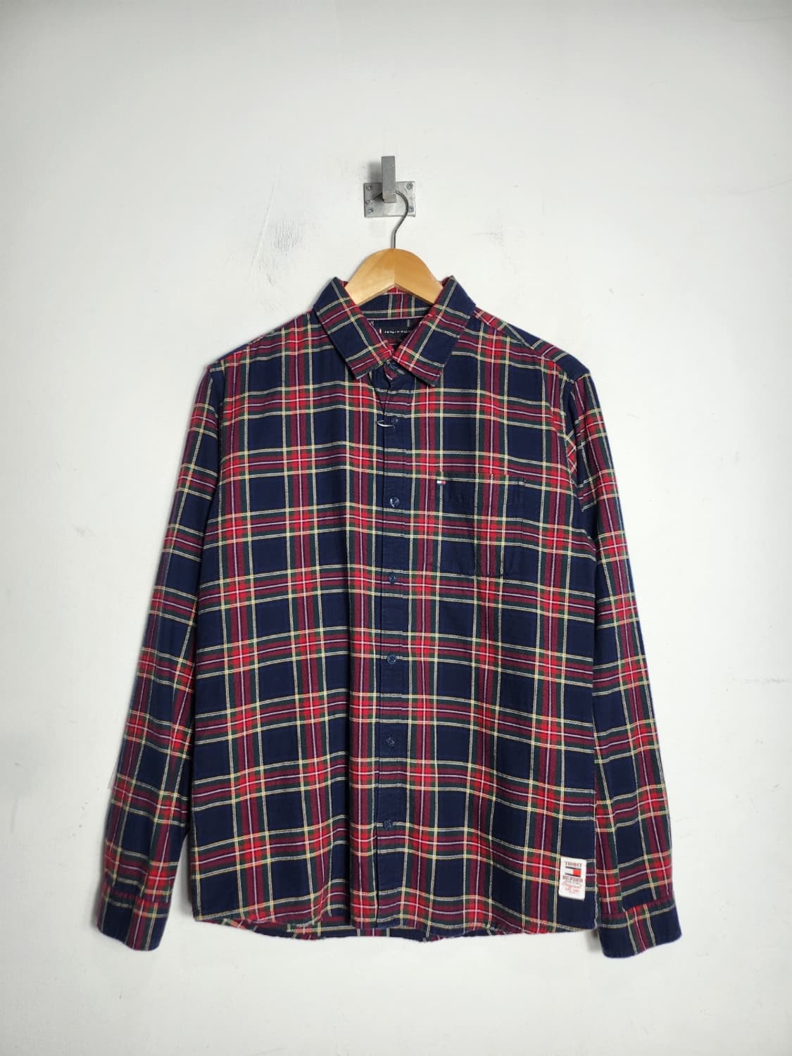 S 타미 힐피거 체크 플란넬 셔츠 상품이미지1