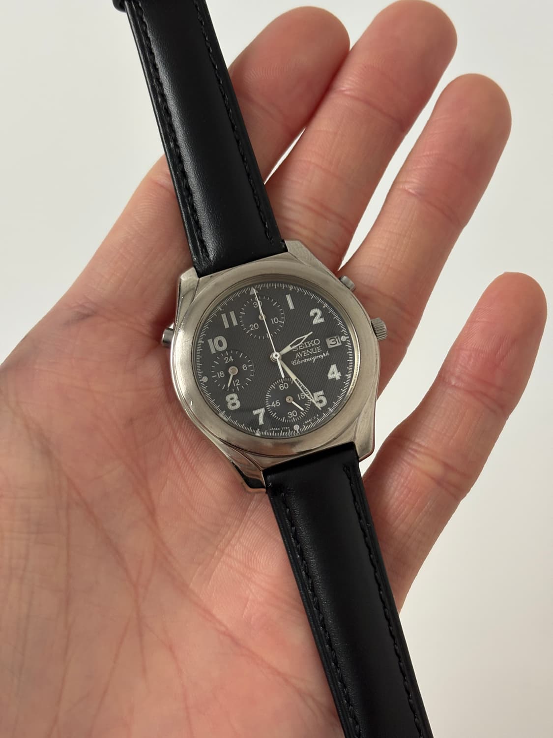1990s Avenue Navy Dial Silver Quartz 상품이미지2
