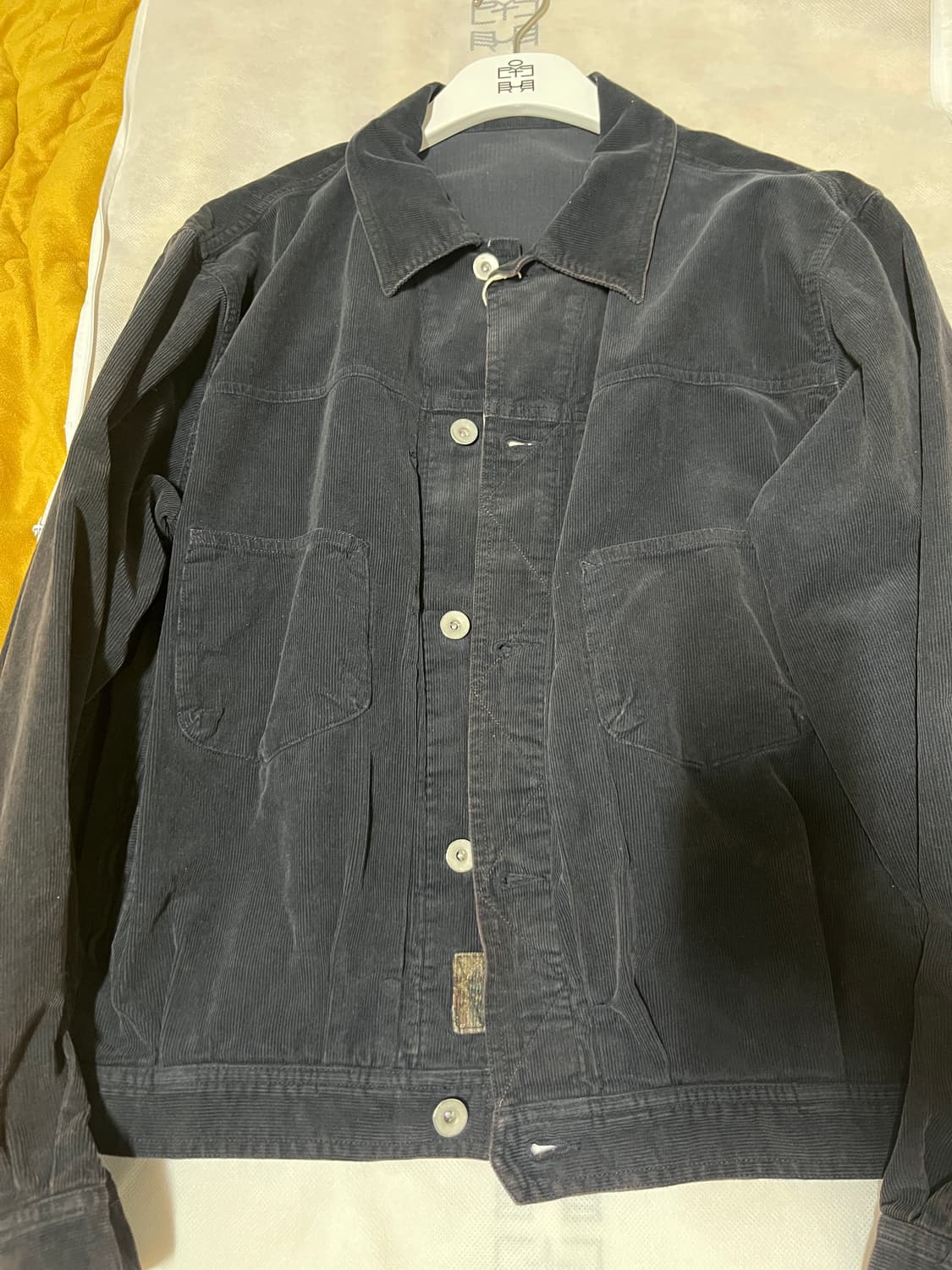 [2]폴리테루 페이즐리 트러커 다크퍼플네이비 상품이미지1