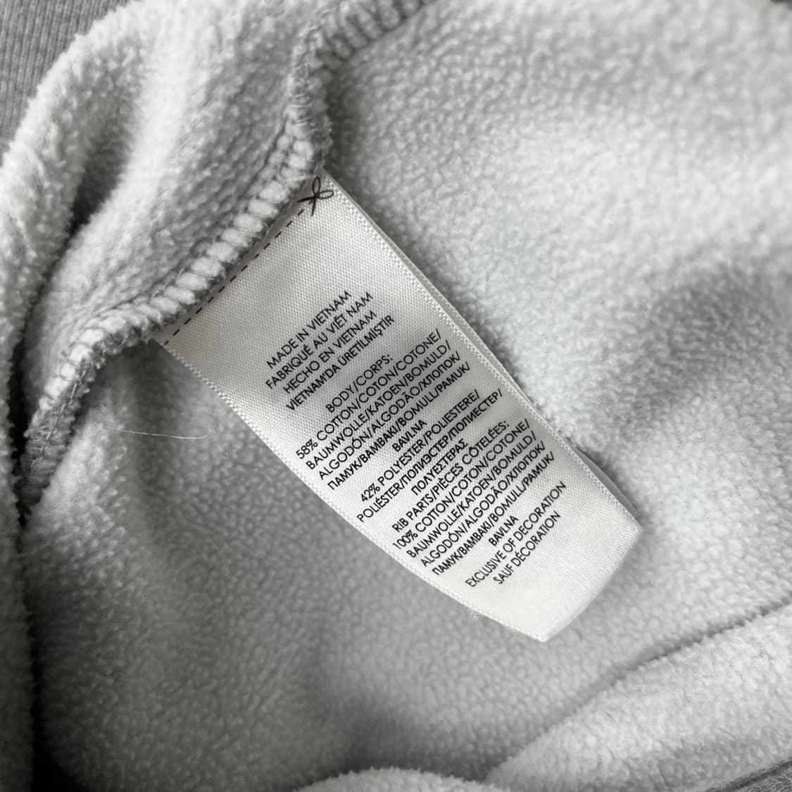 폴로 랄프로렌 네이비포니 그레이 후드집업 S 상품이미지5