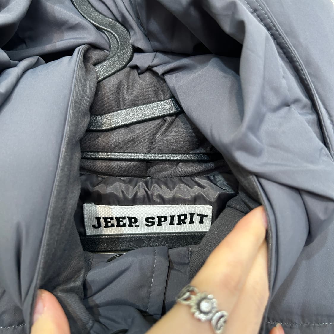 지프 여성 북극곰 오리털 롱패딩 90 상품이미지2