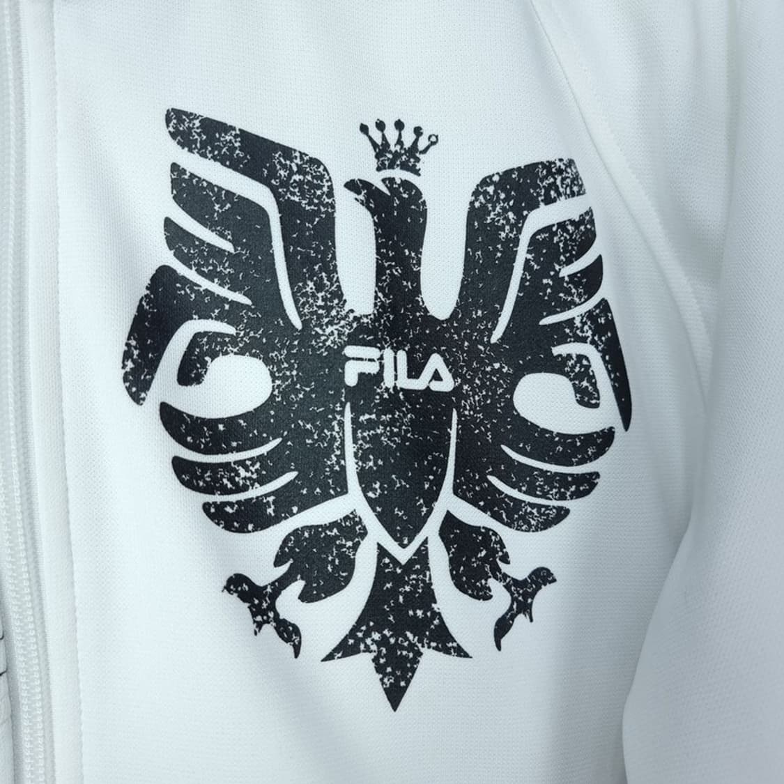 [휠라] 이탈리아 빈티지 그래픽 화이트 져지 트랙탑 집업 M18413 상품이미지4