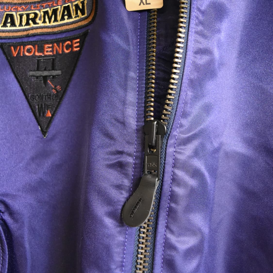 MA-1 항공점퍼 퍼플 XL 105-110 미사용품 상품이미지5