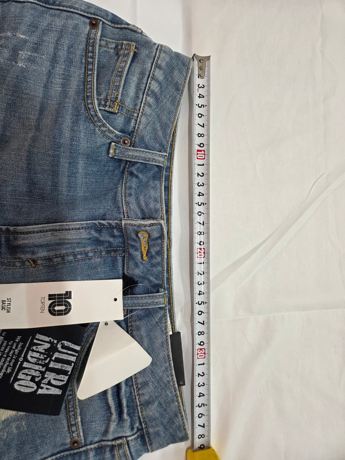 탑텐 하이라이즈 데님 숏팬츠 10 새상품 상품이미지7