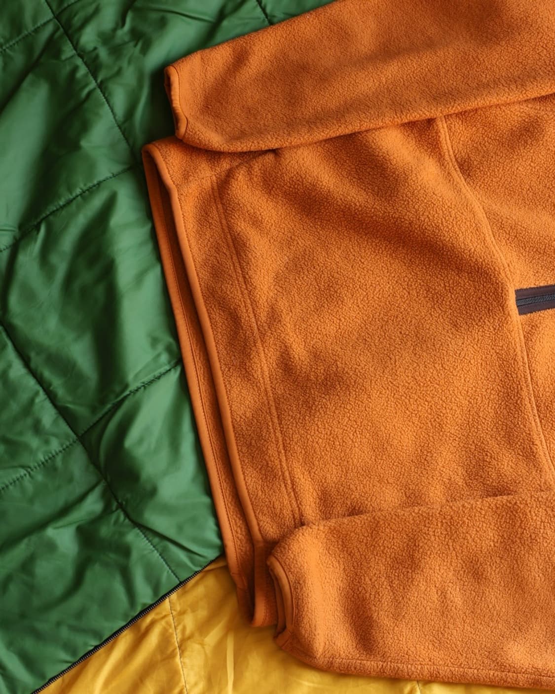 파타고니아 빈티지 00s 마수피얼 신칠라 하프집업 플리스 오렌지 S 상품이미지6