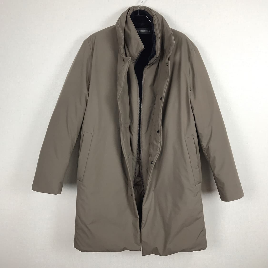 지오지아 이중 플라켓 구스다운 패딩코트 남성105 상품이미지2