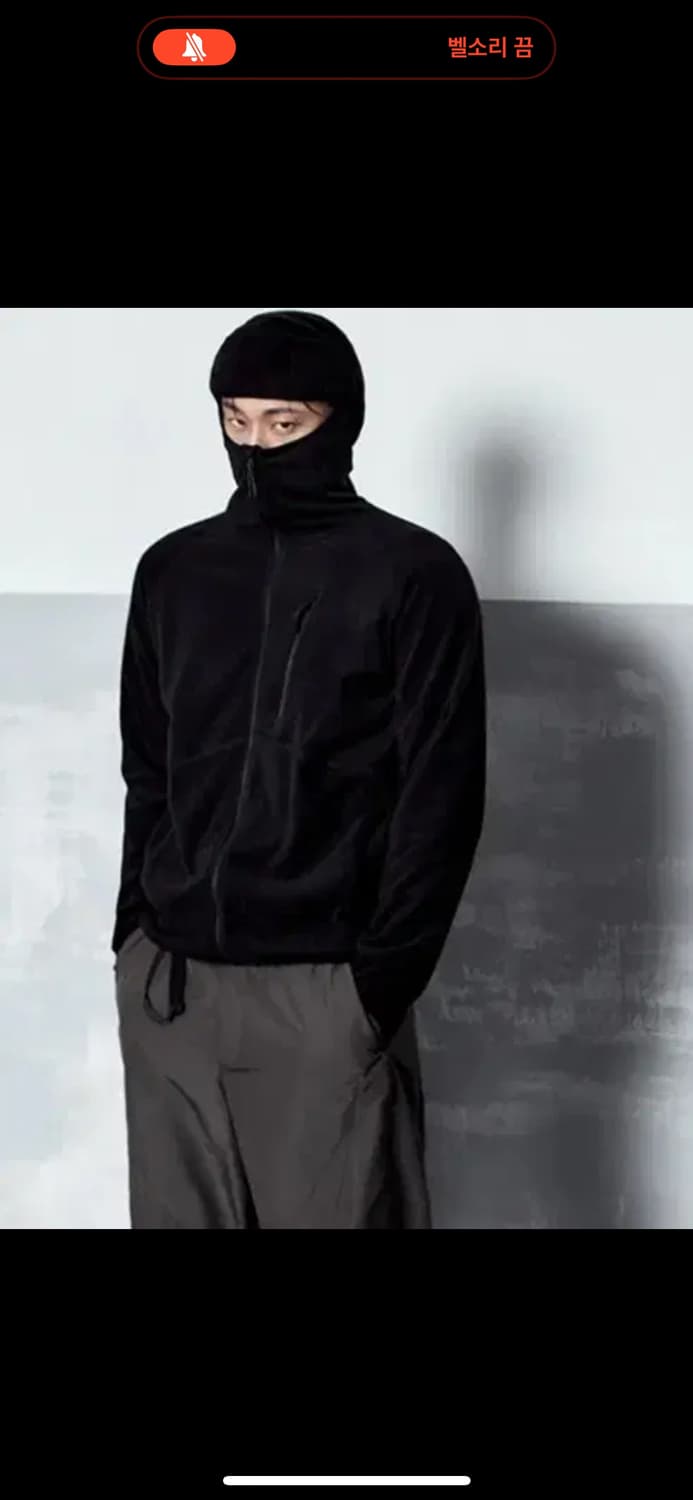 무탠다드 시티 레저그리드폴라플리스 바라클라바 후디드 집업 상품이미지1