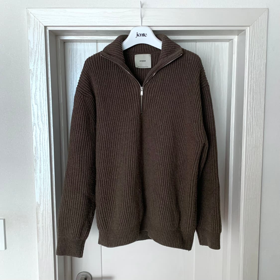 인더로우 하프집업 니트 XL 하프 집업 상품이미지1