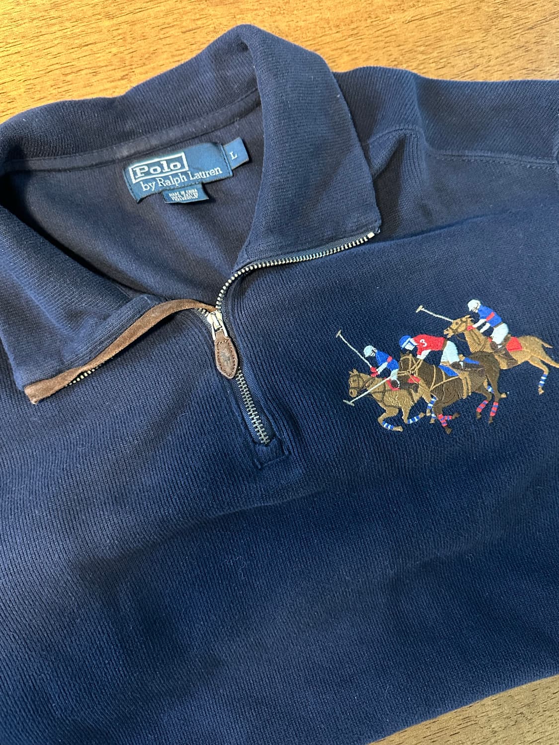 폴로랄프로렌 반집업 니트 상품이미지2