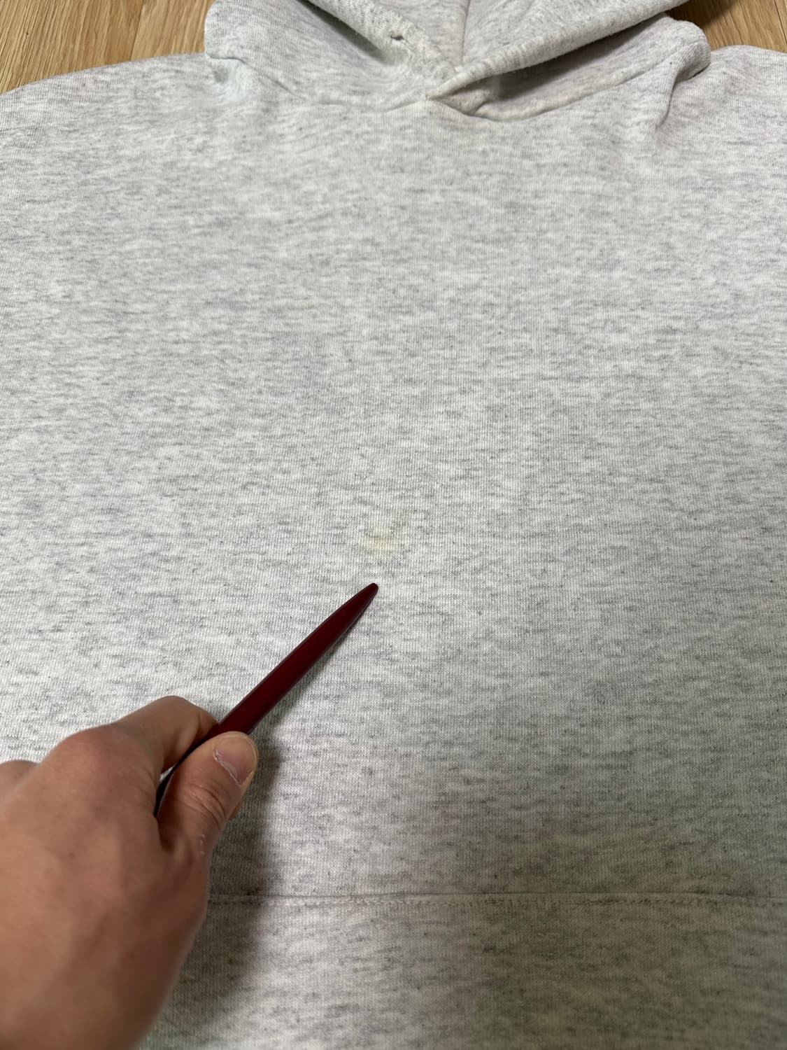 90s 빈티지 러셀 후드 밝은그레이 XL USA 상품이미지9