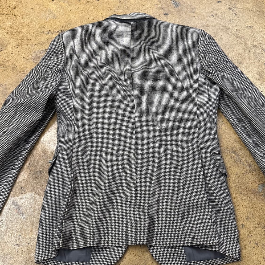 [정품] 버버리 울 글렌체크 블레이저 자켓 b16 상품이미지4