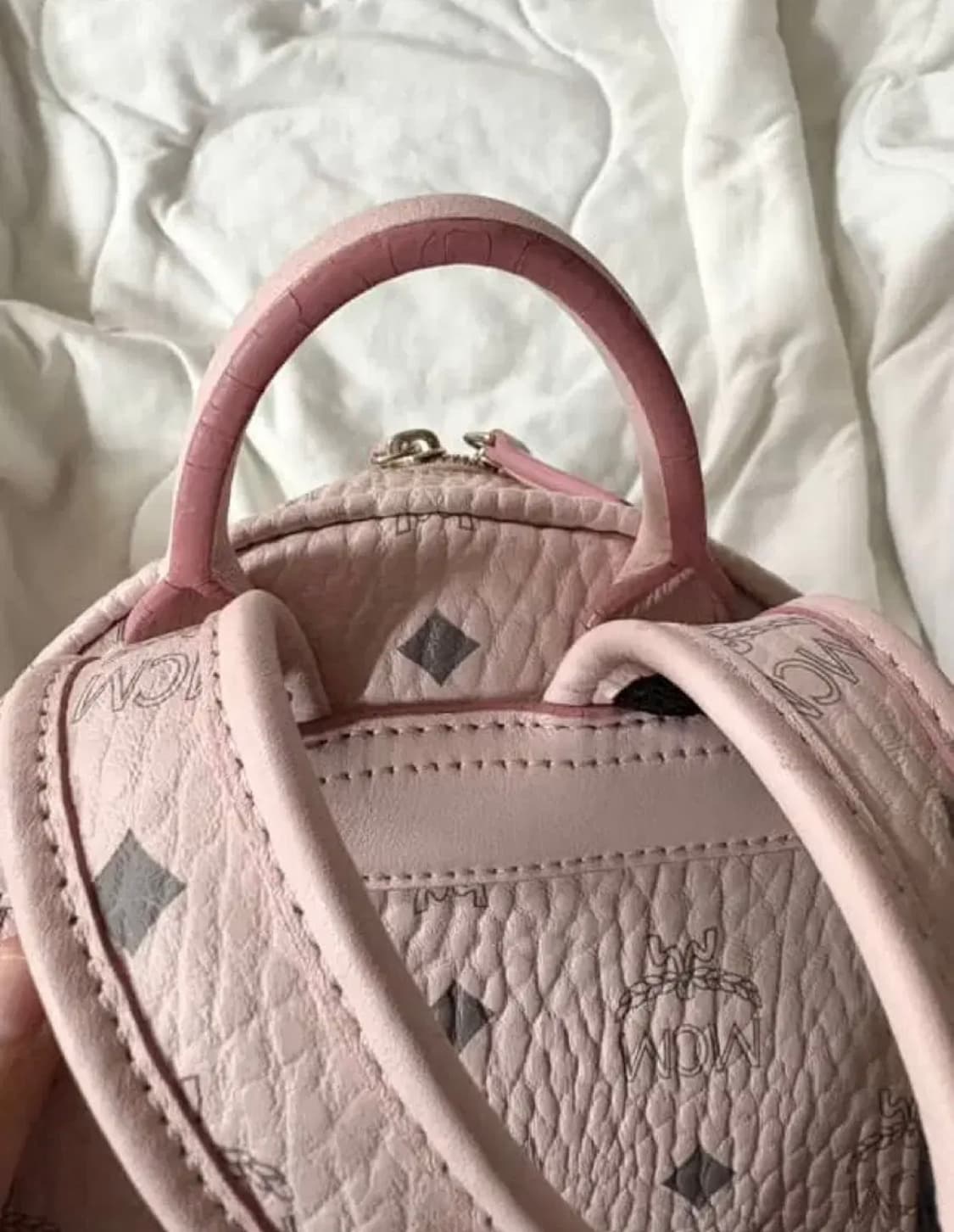 가격고정)mcm파우더핑크 미니 양지뢰히메갸루핀터베메클리즈리사stc대장 상품이미지5