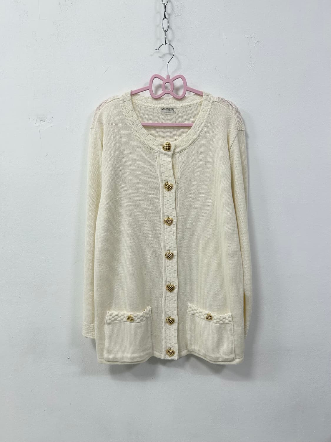 [VENT VIOLET] 로걀 하트 코리락쿠마 가디건 상품이미지3