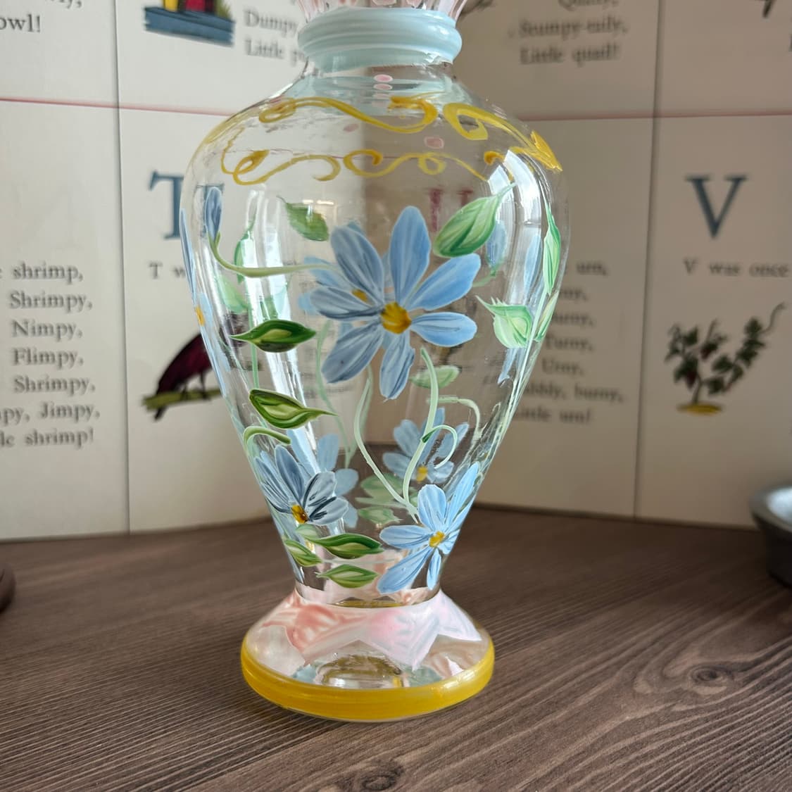 핸드페인티드 빈티지 화병 꽃병  상품이미지8