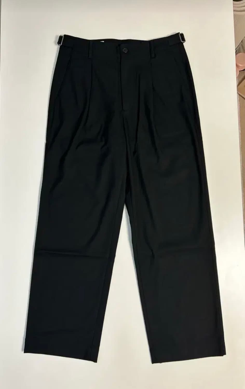 인더로우 스트럭쳐 슬랙스 블랙 1사이즈 상품이미지6