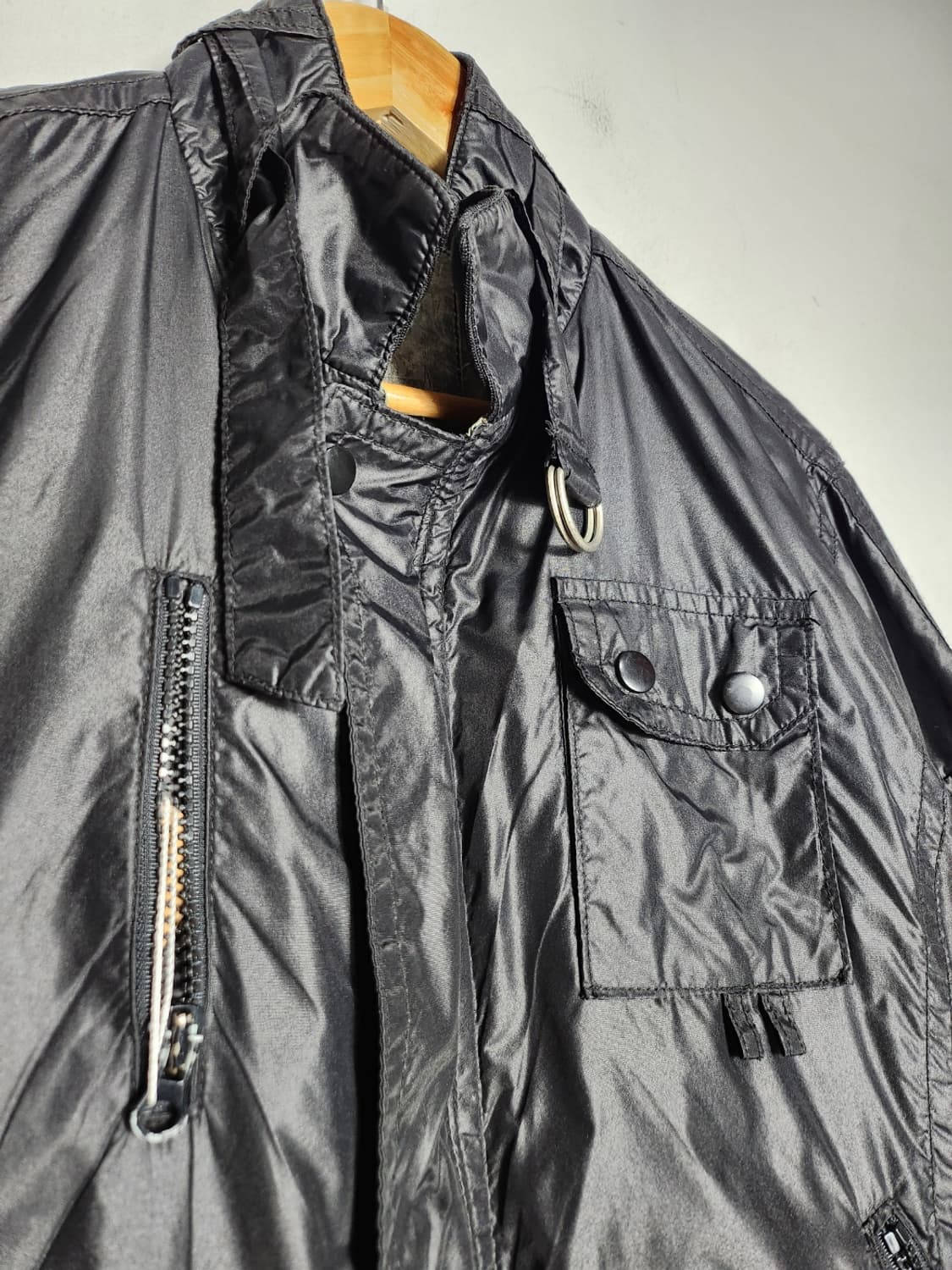 빈티지 나일론 바이커자켓 상품이미지3