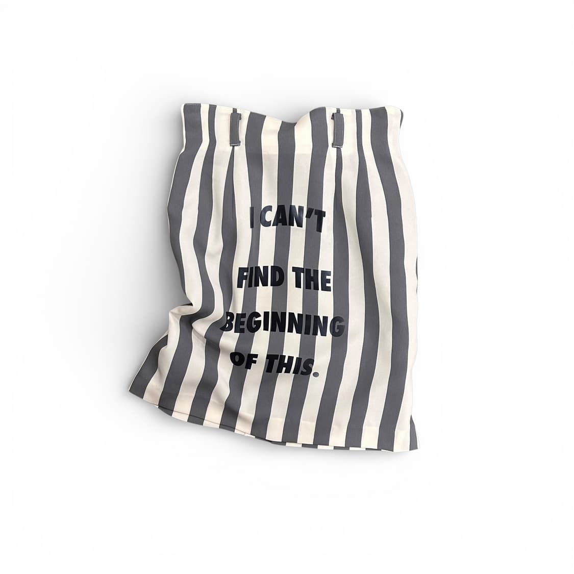 Lettering Stripe Midi Skirt 상품이미지1