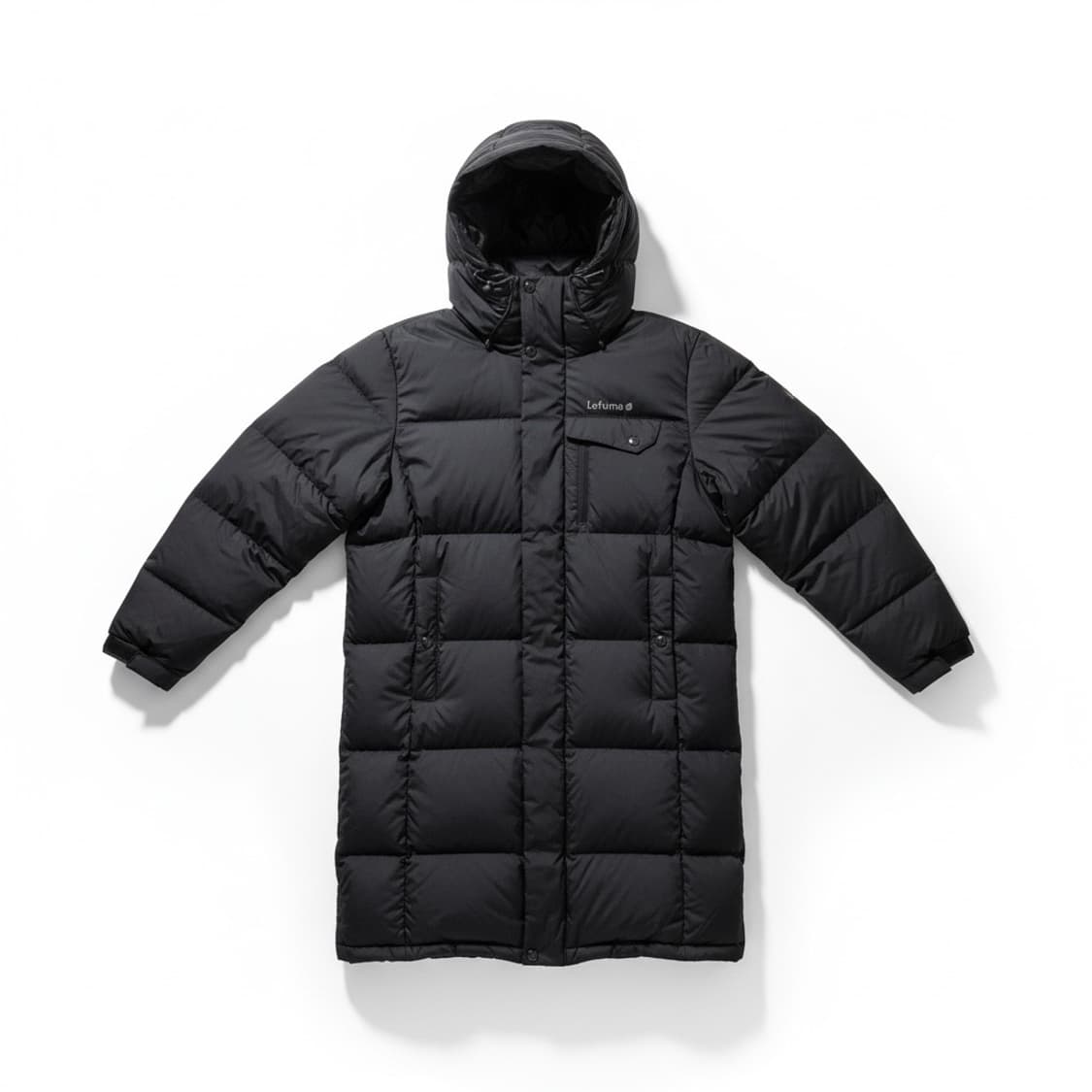 라푸마 블랙 롱 패딩 다운 점퍼 상품이미지1