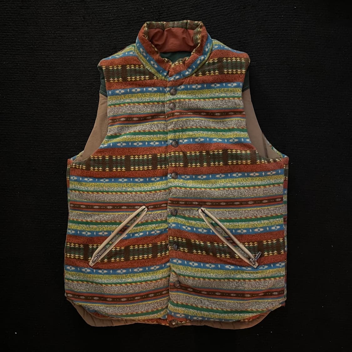 리버시블 빈티지 베스트 상품이미지1