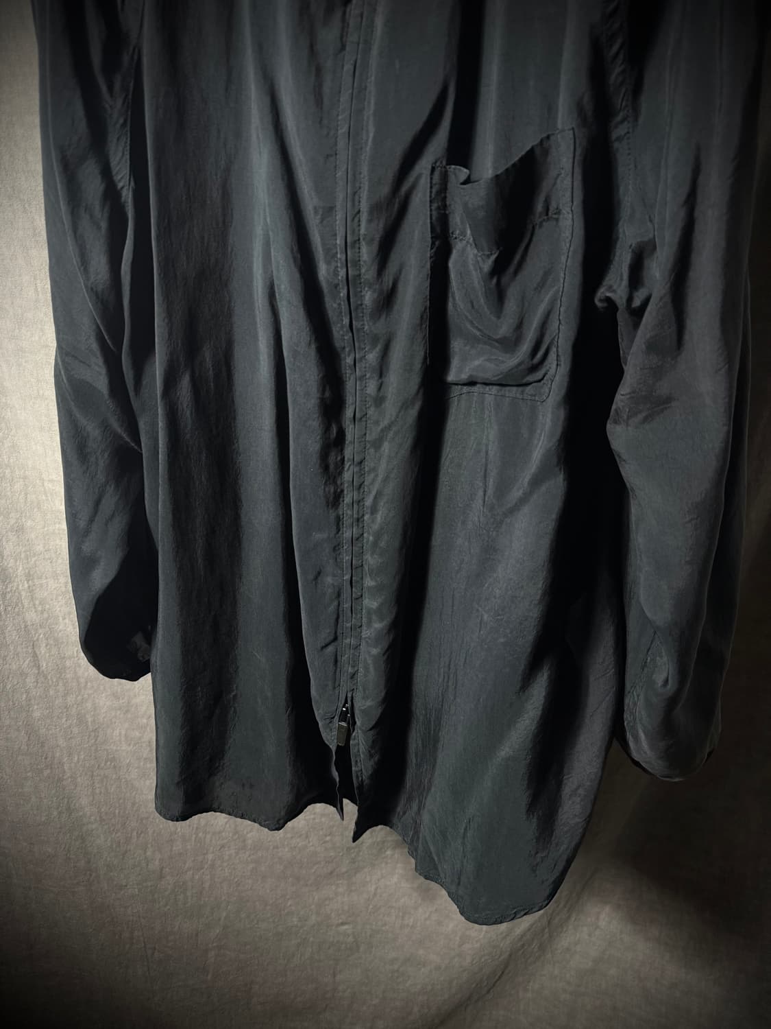 Y-3 Cupro Oversized Hooded Zip-Up  상품이미지4