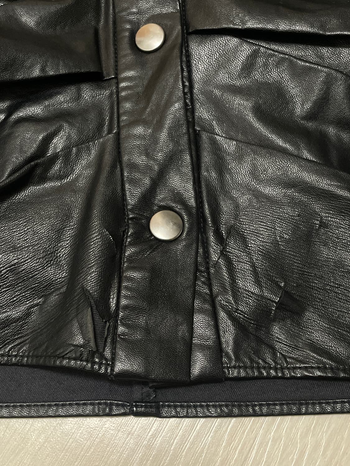 이자멜마랑 레더 스커트 상품이미지6