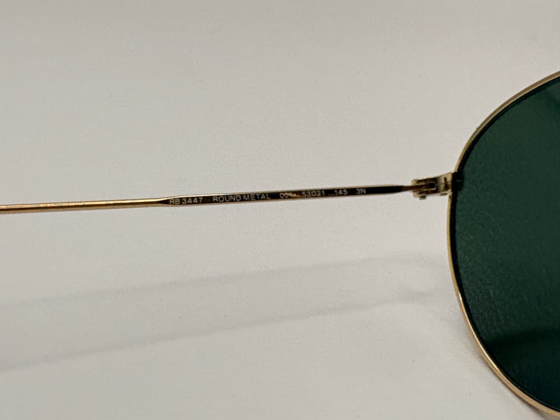 레이벤 RB3447 ROUND METAL 001 상품이미지5