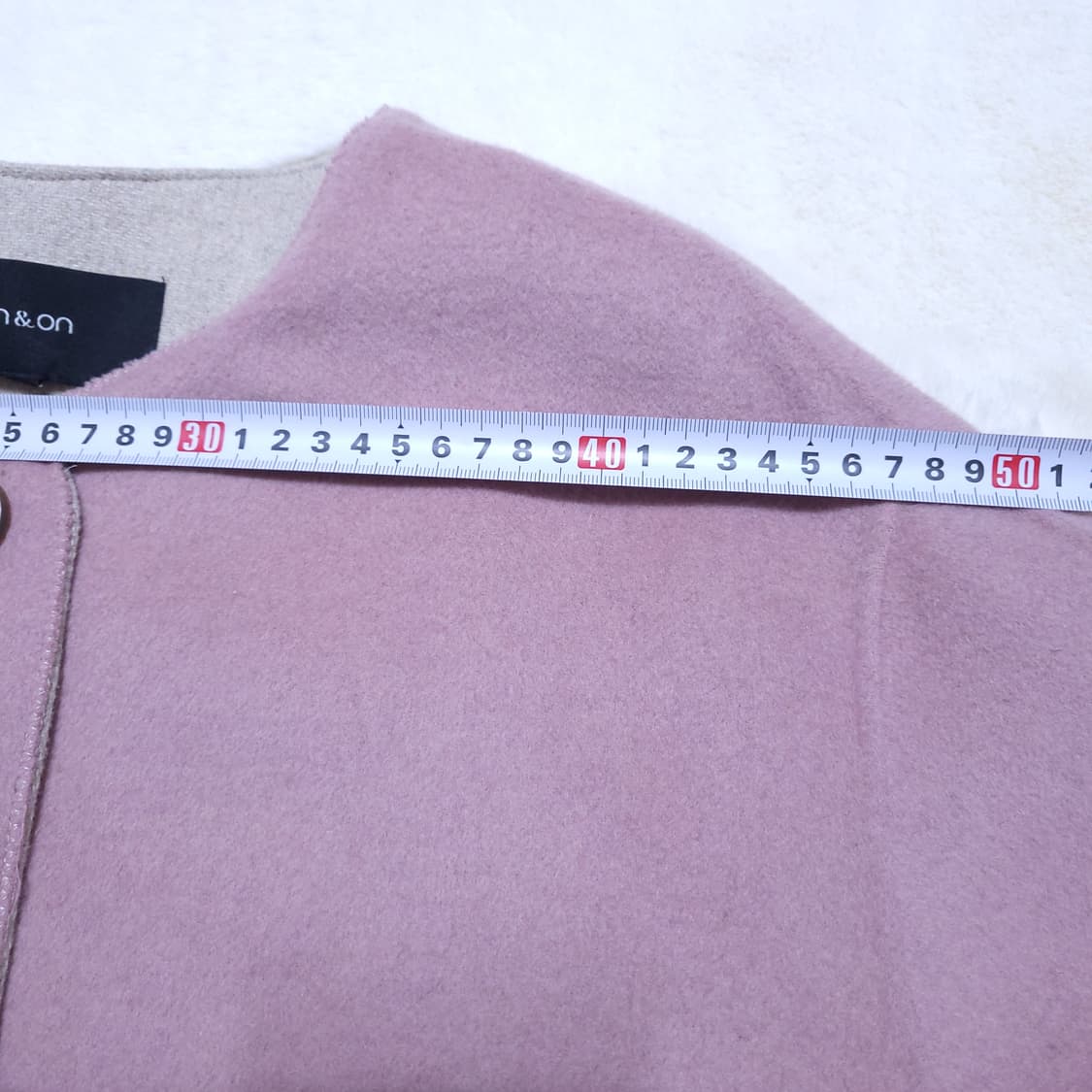 온앤온 여성 울 핸드메이드코트 55 0122 상품이미지4