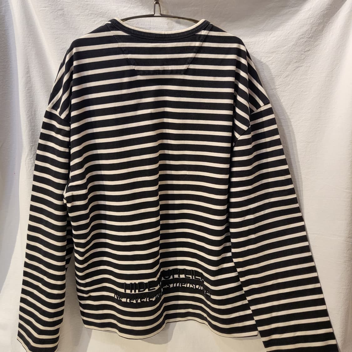 juun.j 준지 긴팔 스트라이프 티셔츠 오버핏 롱슬리브 상품이미지6