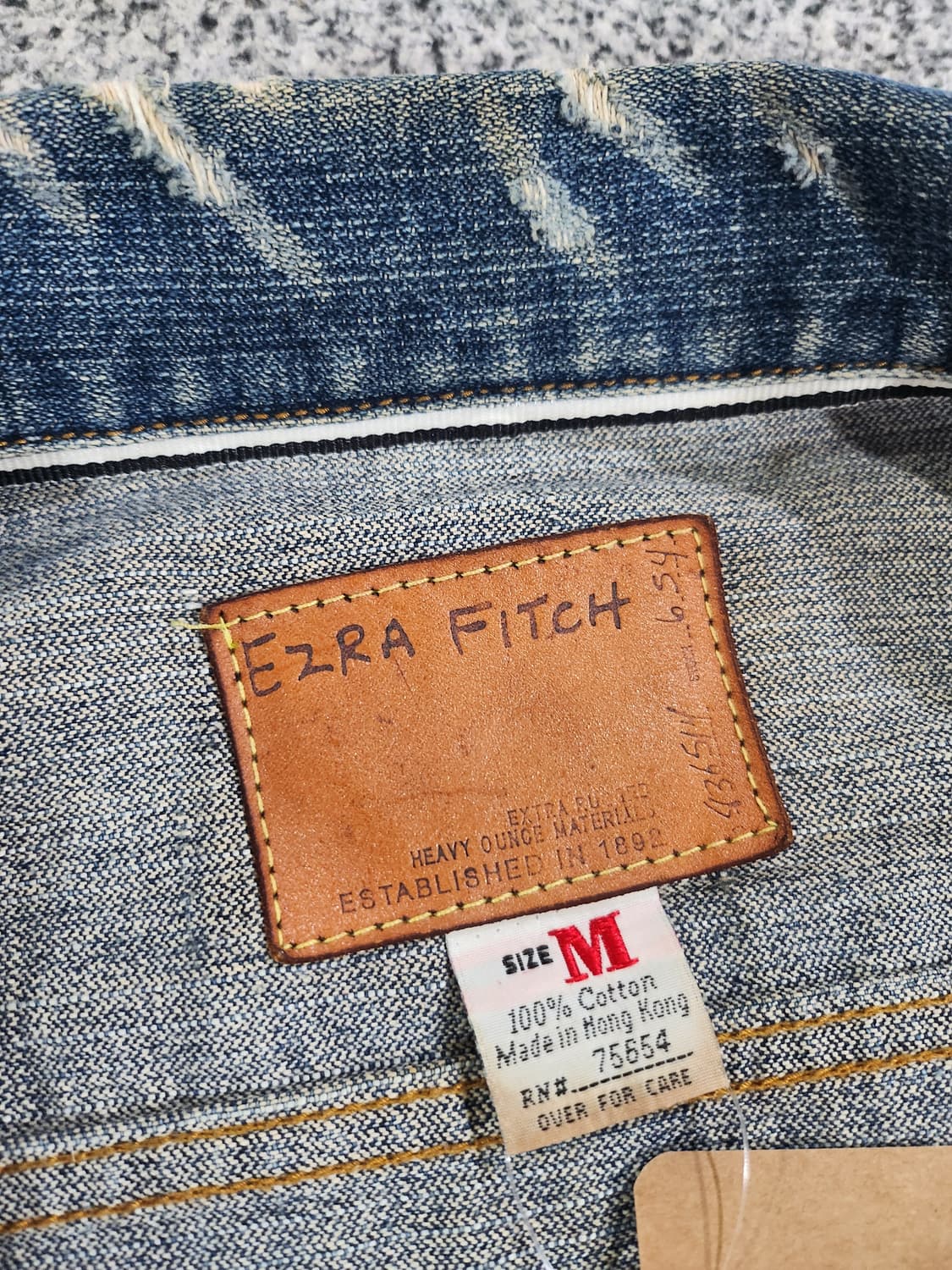 //데님 자켓 (Ezra Fitch) M 상품이미지6