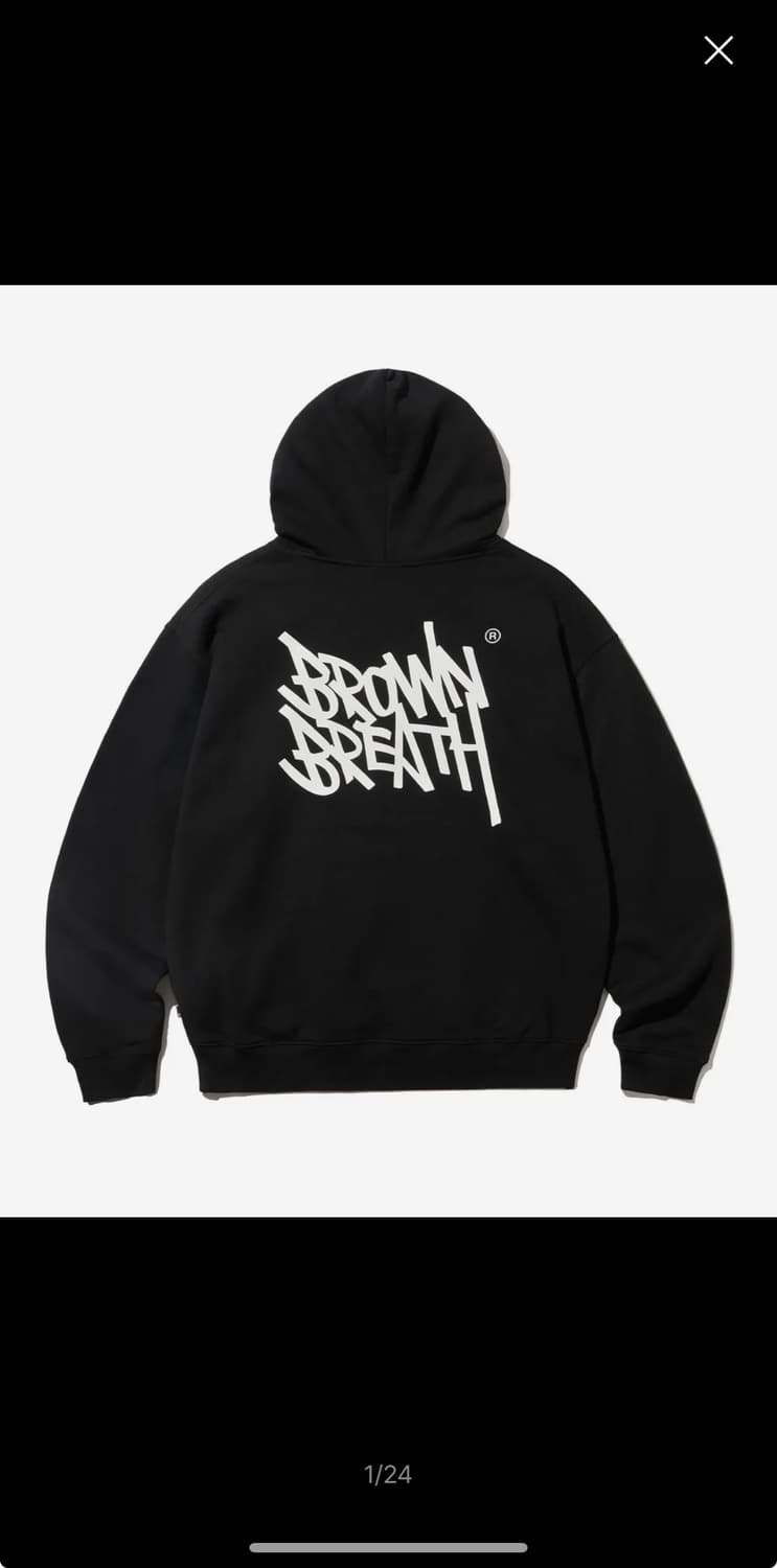 브라운브레스 후드 검정 상품이미지1