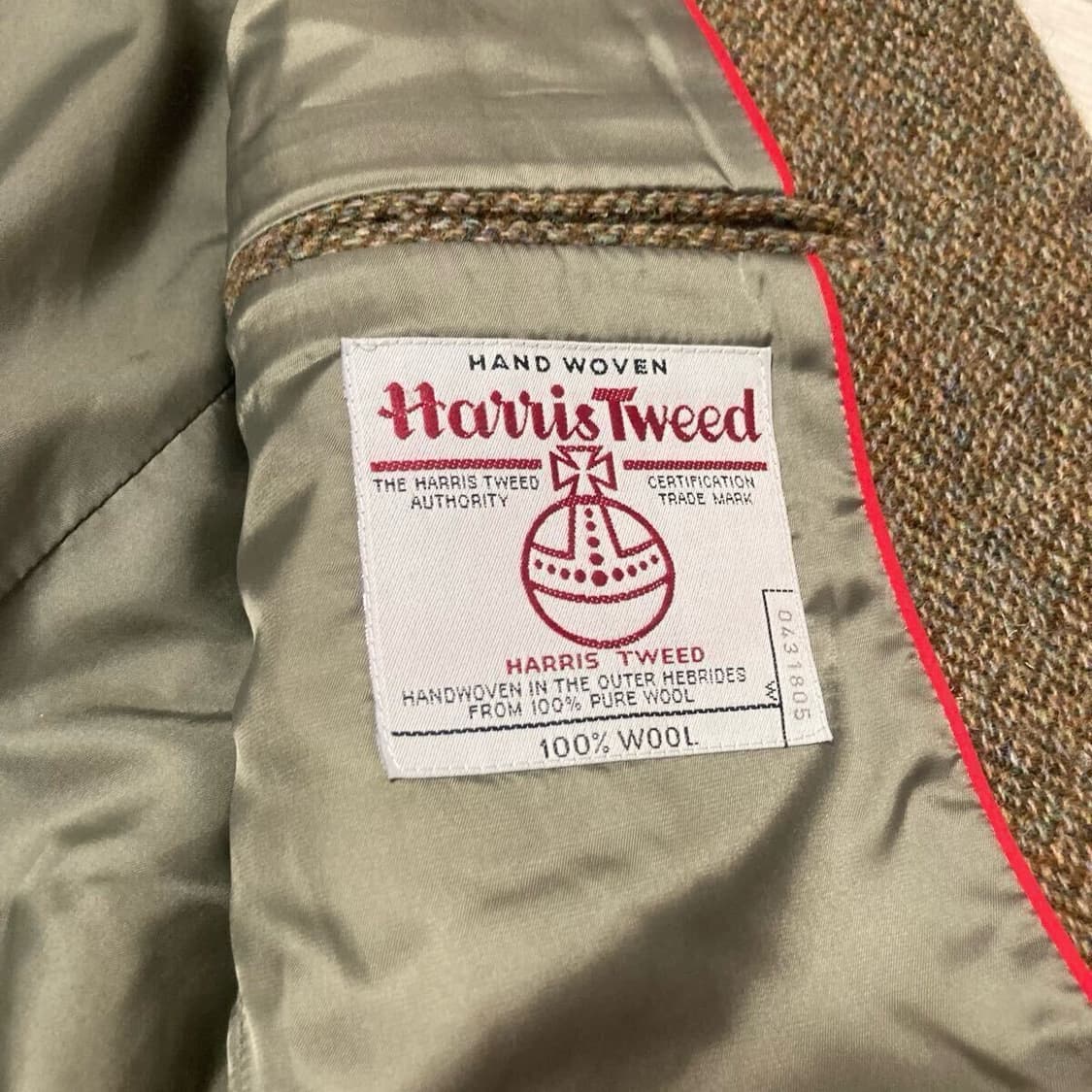 제이프레스 x 해리스트위드 트위드 자켓 상품이미지7