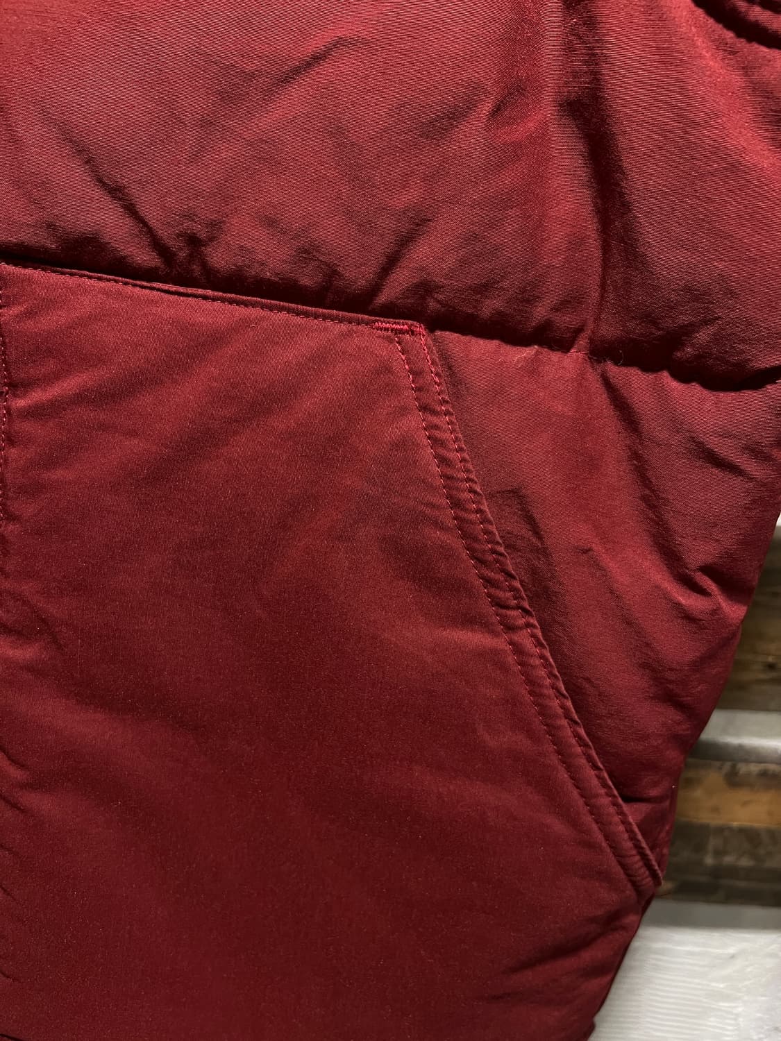 [L]80's 엘엘빈 USA 레드 Hollofil 패딩 베스트 상품이미지4