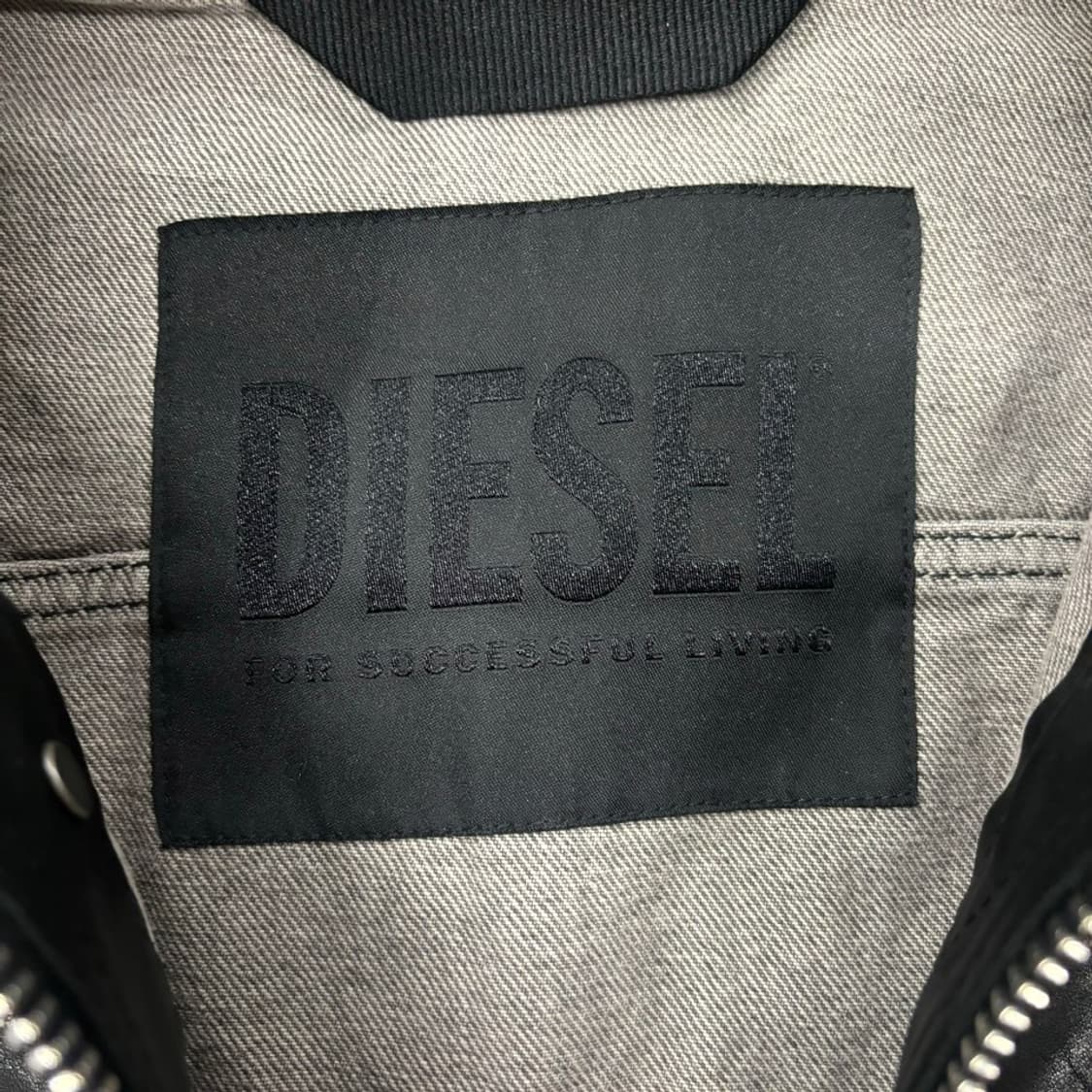 디젤 가죽 데님 자켓  상품이미지5