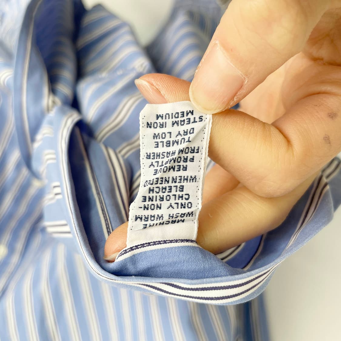 A2 폴로랄프로렌 블루 스트라이프 코튼 셔츠 115사이즈 상품이미지6