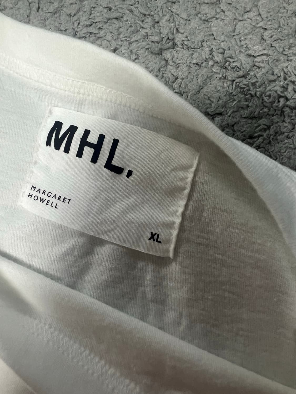 MHL (마가렛호웰) 로고 반팔 티셔츠 XL 사이즈 상품이미지5