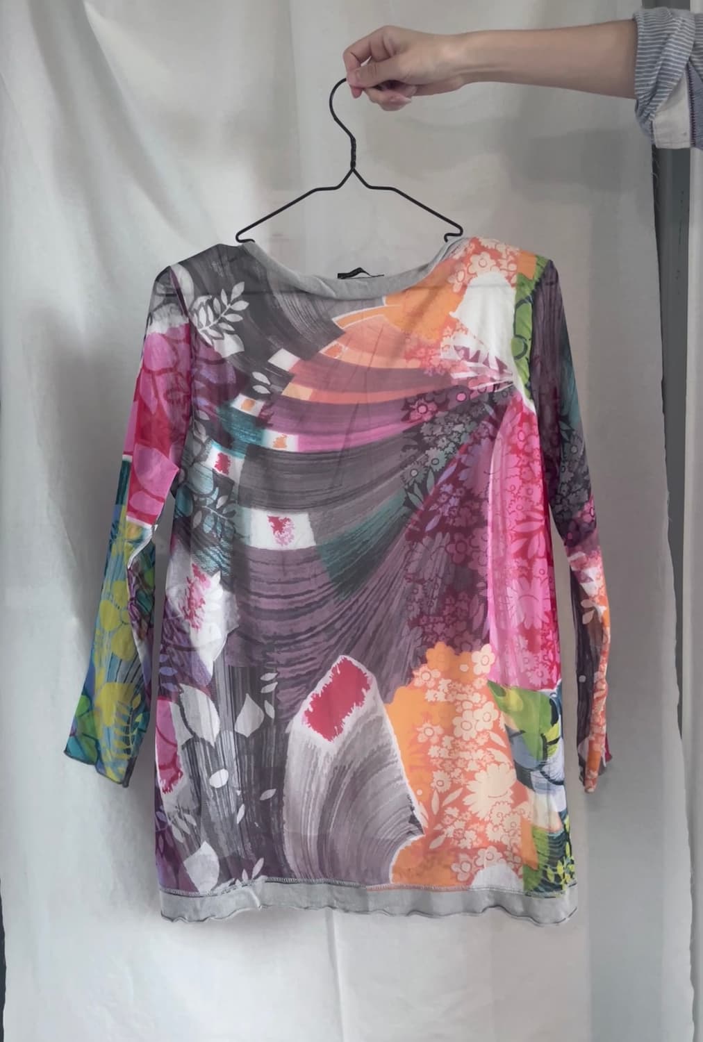 Tropical see-through knit 상품이미지2