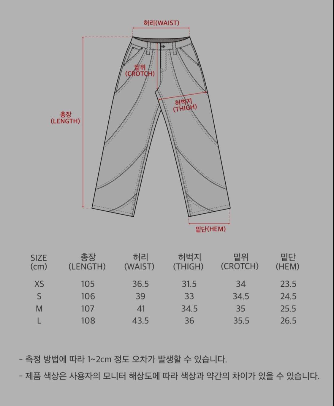 ADD 에드 토네이도 와이드 데님 xs (28) 상품이미지6