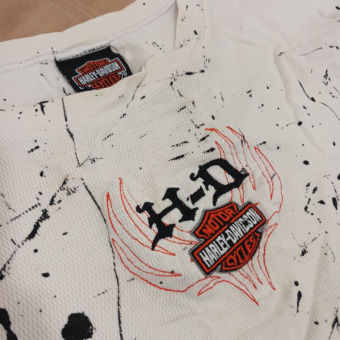 빈티지 할리데이비슨 스플래터 쭉티  상품이미지7
