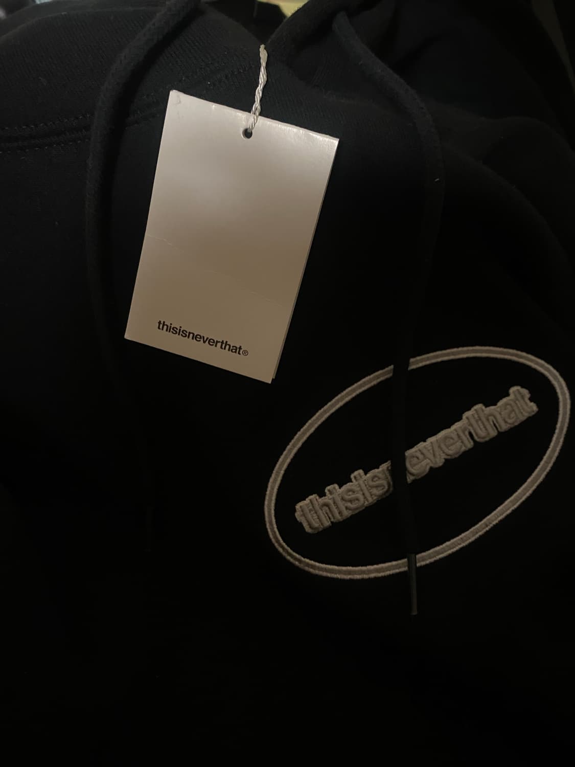 디스이즈네버댓 후드티 새상품 XL ET-Logo Hoodie Black 상품이미지5