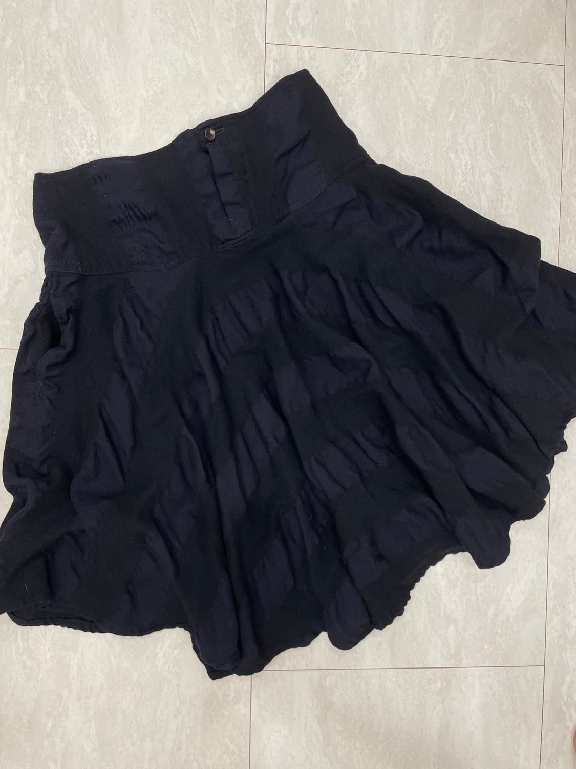 Y’s 요지야마모토 셔링 언발 스커트 상품이미지3