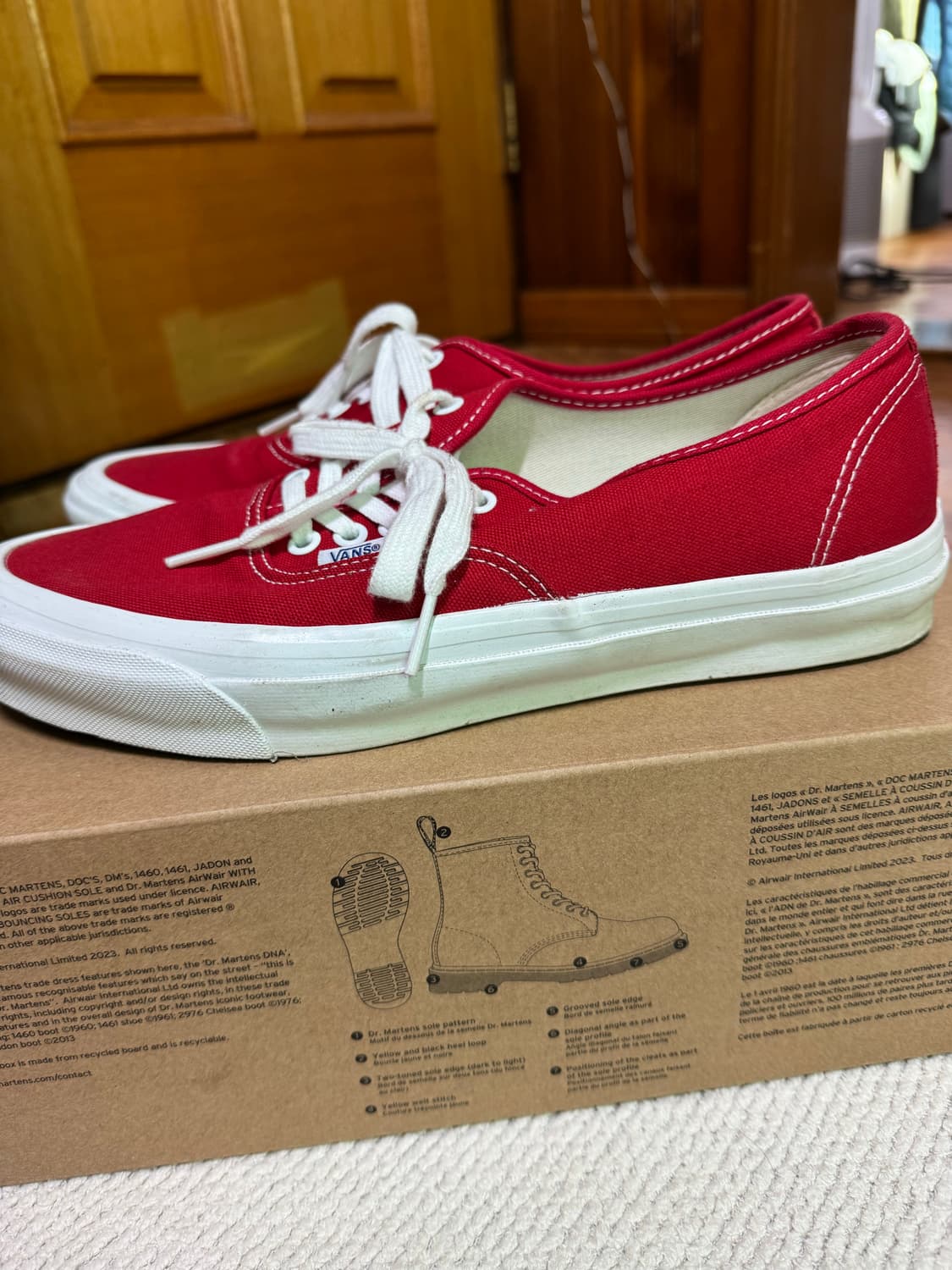 [285] 반스 어센틱 볼트 레드 상품이미지3