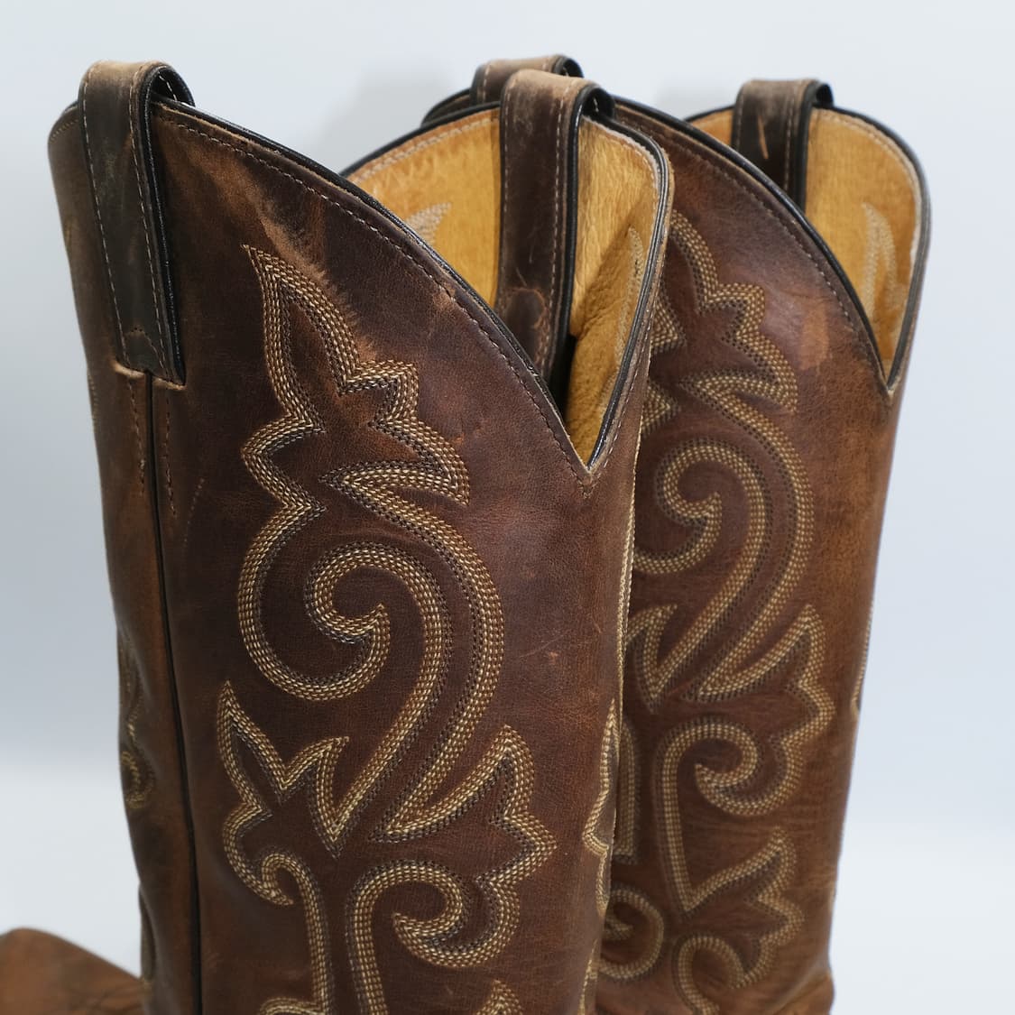 빈티지 저스틴 웨스턴 레더 부츠 10D(270)사이즈 BT27019 상품이미지7