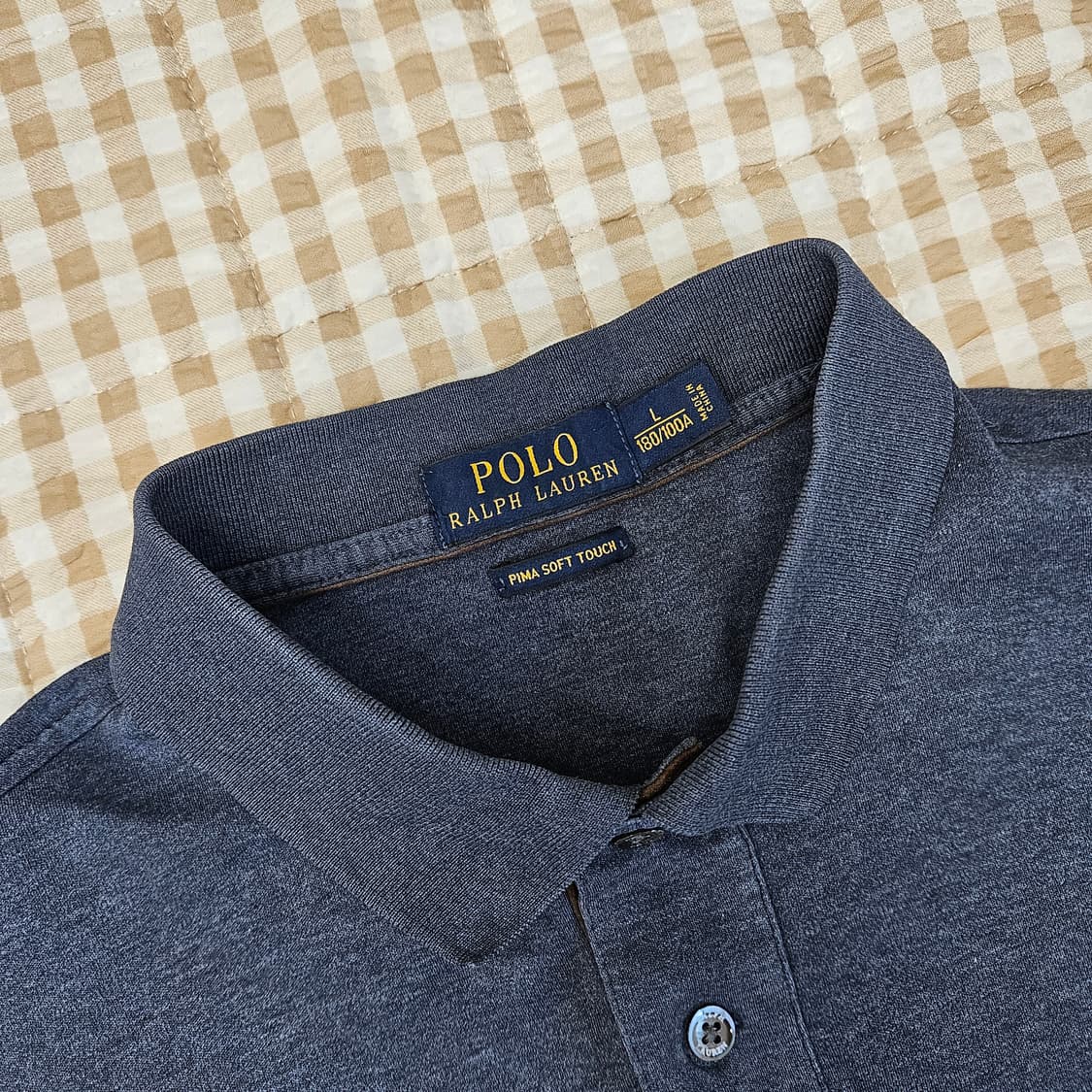 폴로 랄프로렌 긴팔 카라티 남자100~105 상품이미지2