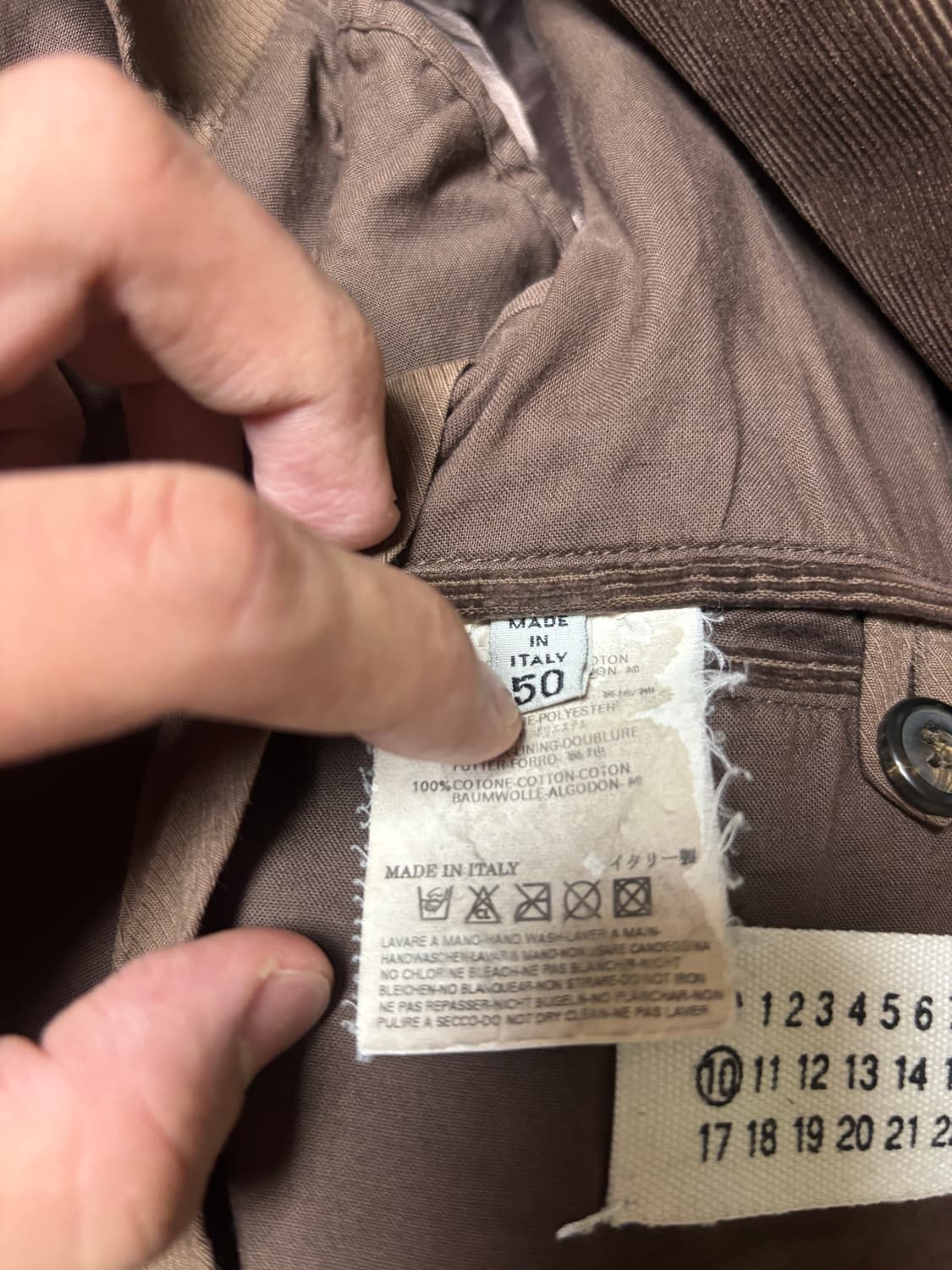 메종 마틴 마르지엘라 2005 aw 코듀로이 블레이저 상품이미지6