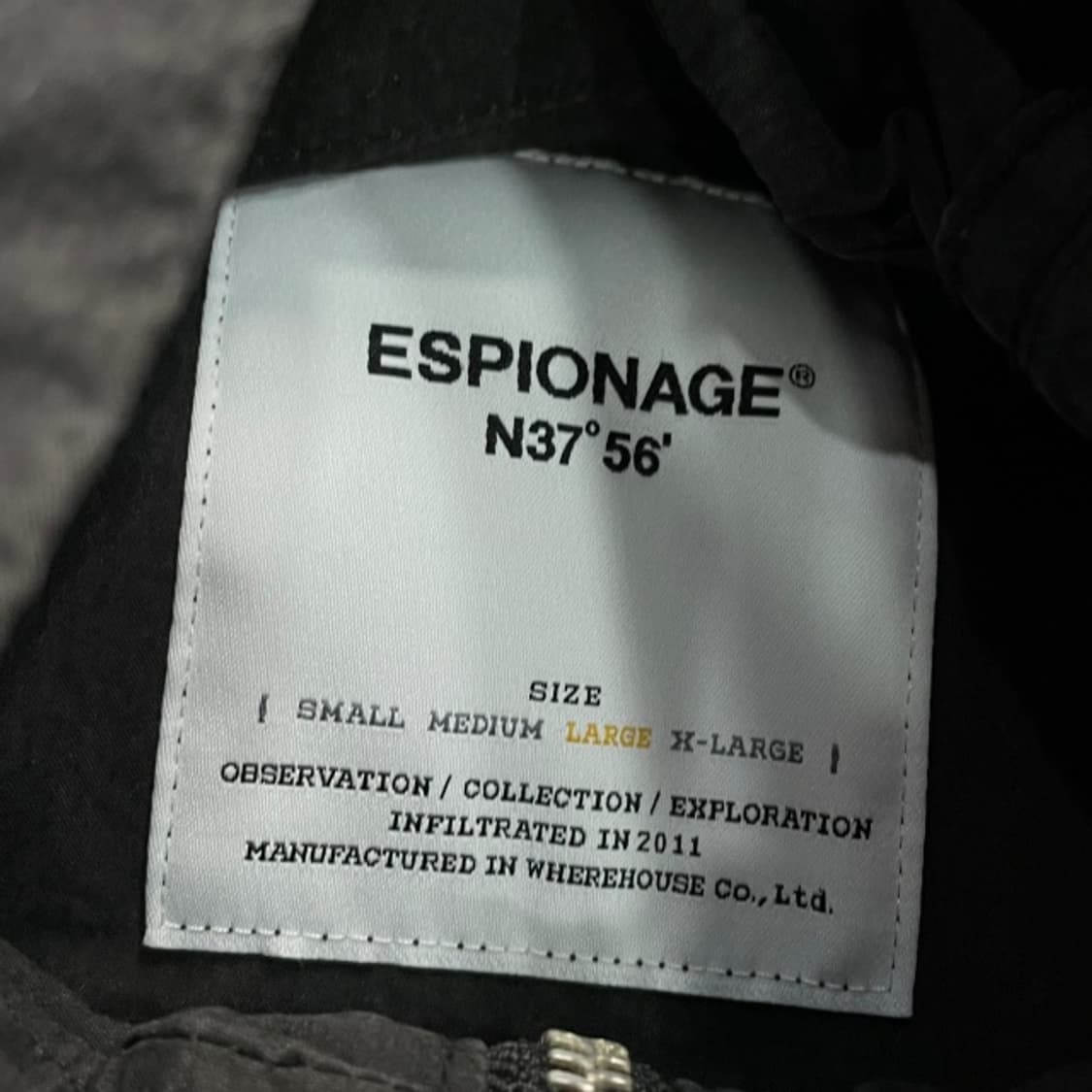 105 에스피오나지 투웨이 레이 윈드 파카 상품이미지3