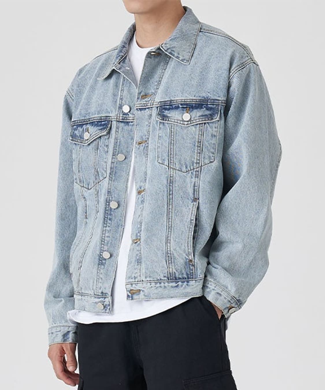 [M] 토피 데님 트러커 상품이미지1